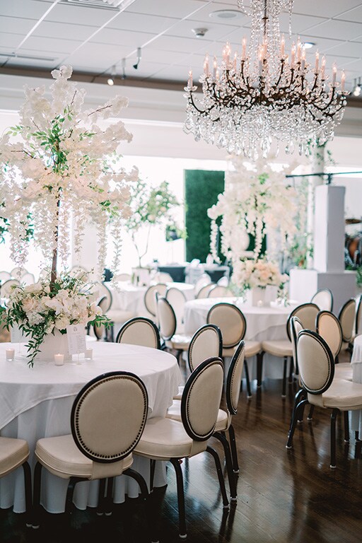 White Rose Centerpieces
